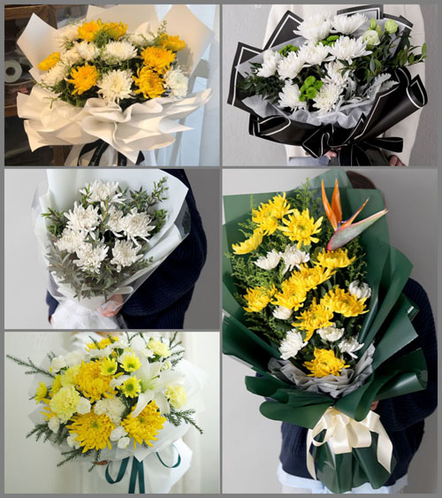 广东清远市佛冈县龙山镇从化围村白事花束代送
